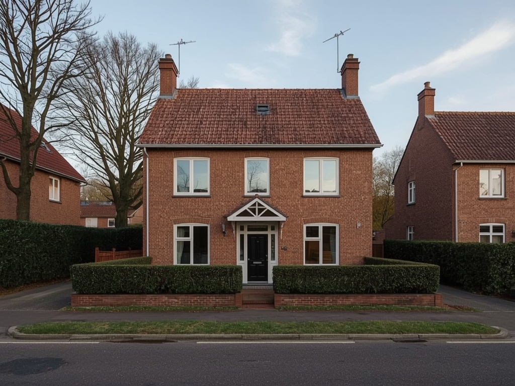 foto van ouderwetse huizen