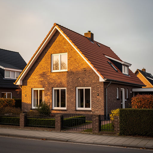 foto van ouderwetse huizen