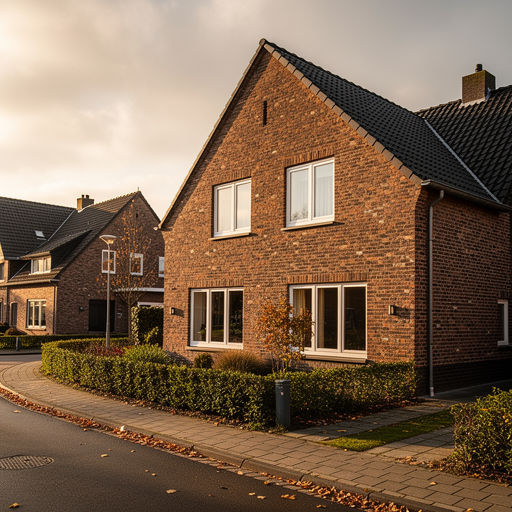 foto van ouderwetse huizen
