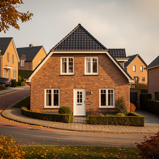 foto van ouderwetse huizen
