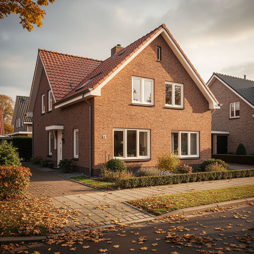 foto van ouderwetse huizen