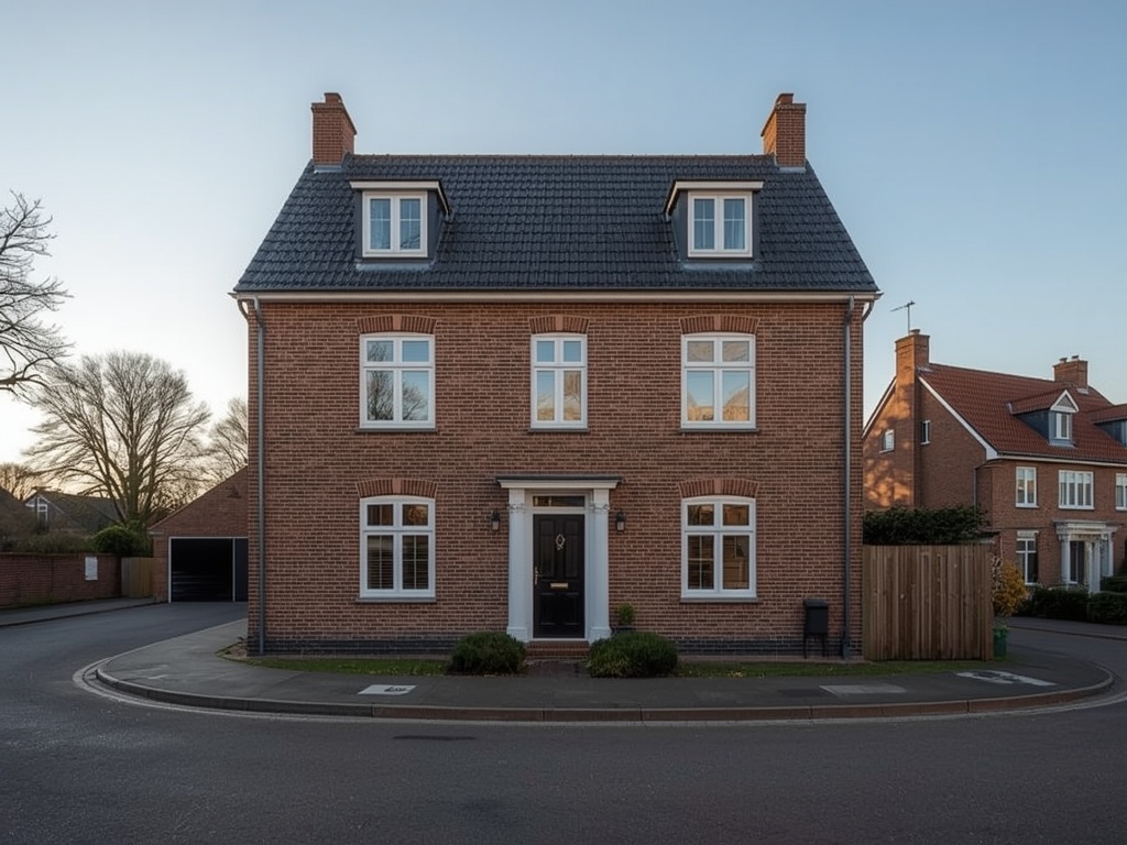foto van ouderwetse huizen