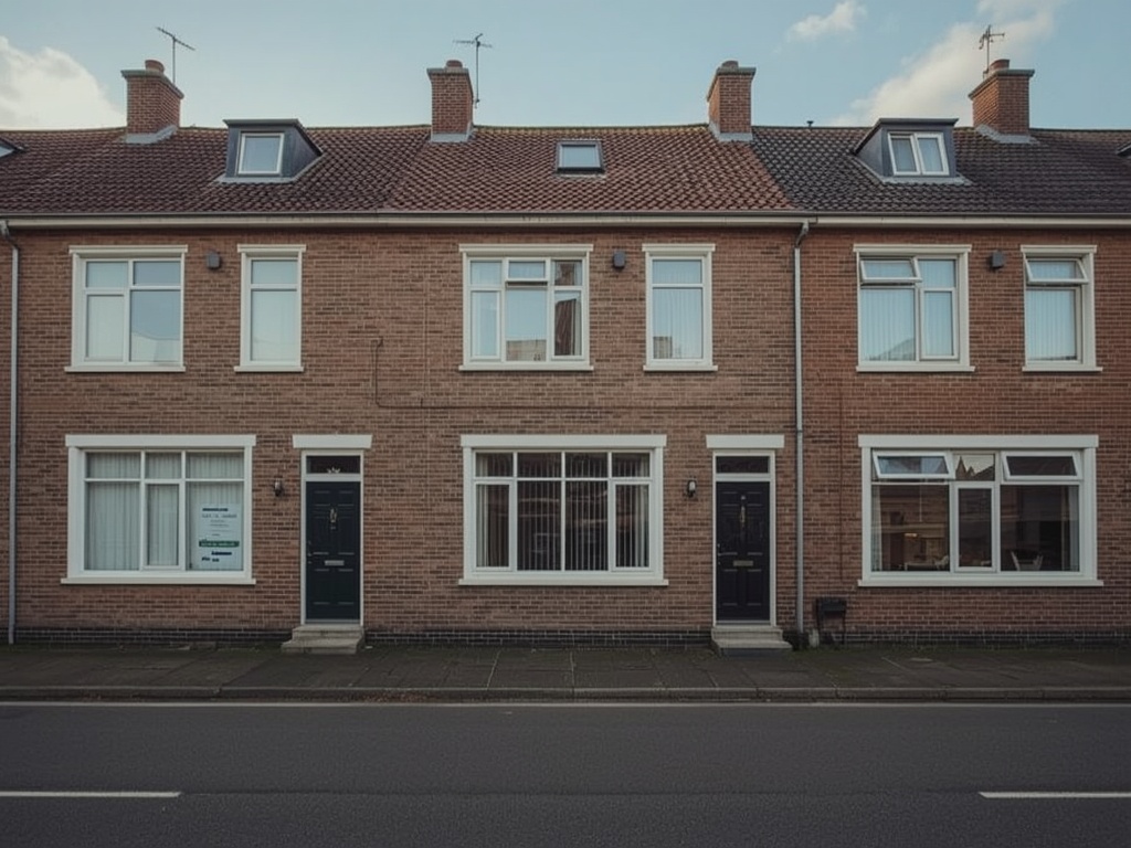 Jaren-70 doorzonwoning in Simpelveld met crèmekleurige kunststof kozijnen