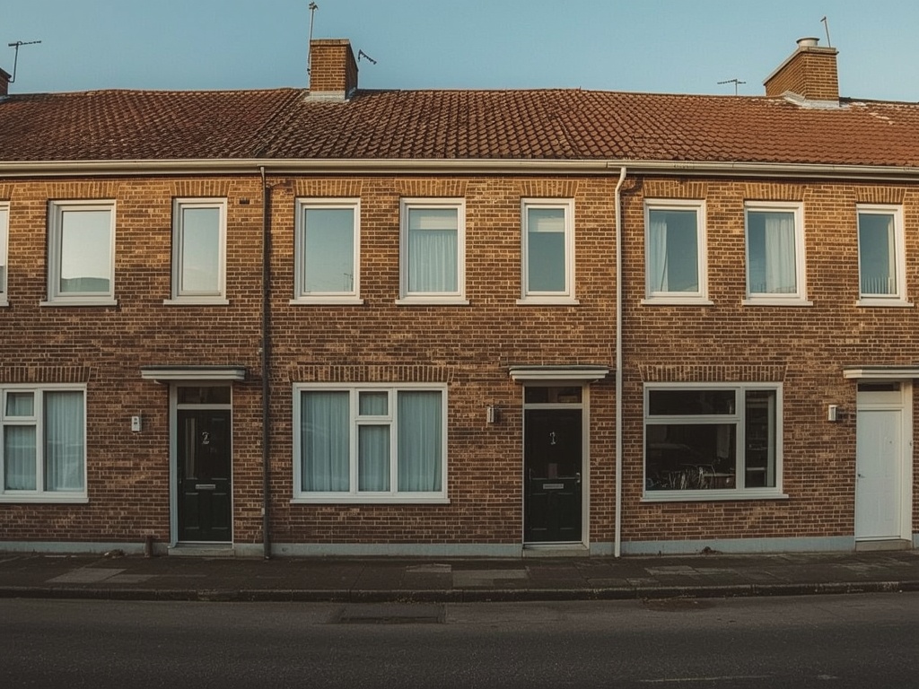 Traditionele jaren-60 woning in Schinnen voorzien van crèmewitte kunststof kozijnen